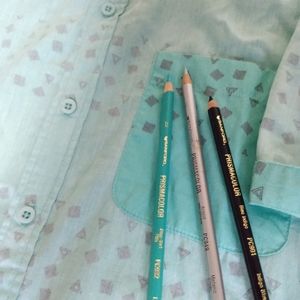 Shouthouse XL Boys Teal Button-Down